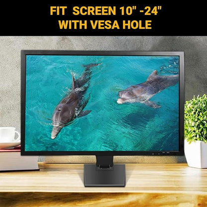 LCD Monitor Stand - VESA Hole 75x75mm & 100x100mm Folding Universal Monitor Desk Bracket