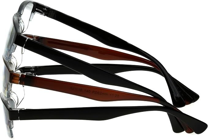 Foster Grant mens Pete Rectangular Reading Glasses