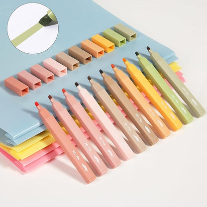 Mr. Pen- Aesthetic Bible Highlighters No Bleed Through, 10 Pack | Boho Colors, Cute Highlighter for Journaling Supplies and School Accessories, Bible Highlighters and Pens No Bleed