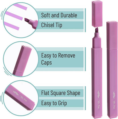 Mr. Pen- Aesthetic Highlighters No Bleed, 10 Pack, Candy Colors, Chisel Tip | Cute Highlighters Assorted Colors for Journaling, Highlighting, Underlining, Fast Dry, Back to School Supplies