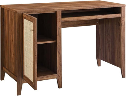 Modway Soma Desk, Walnut, 47"