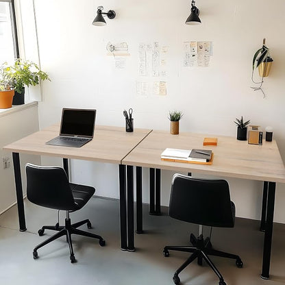 Kaboon 43x24 inches Tabletop, Solid One-Piece Desktop for Sit Stand Desk, Double Desks, L Desk DIY,Wood Countertop Home or Commercial Use,1 inch Thick, Light Oak, 23.62" D x 43" W