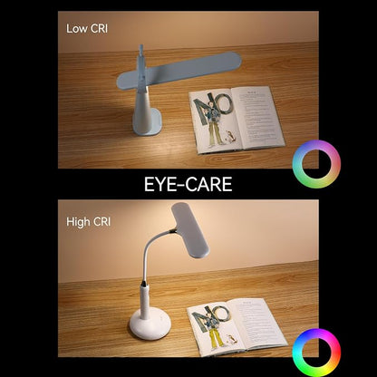 VAVOFO LED Desk Lamp 6778B - Touch Control, Adjustable 2700-7000K Color Temperature, 700 Lumens, 360° Flexible Gooseneck, USB-C Charging, 2.5hrs Cordless, Eye-Caring Light (White)