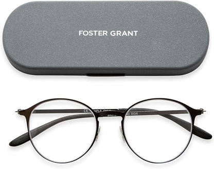 Foster Grant Unisex Adult Hayden Superflat Glasses Reading Glasses, US