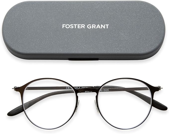Foster Grant Unisex Adult Hayden Superflat Glasses Reading Glasses, US