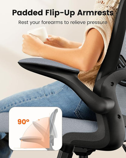 ErGear Drafting Chair,Tall Office Chair with Flip-Up Armrests, High Desk Chair Adjustable Height and Adjustable Footrest Ring, Ergonomic Standing Desk Chair with Lumbar Support, Blue,20 Pack