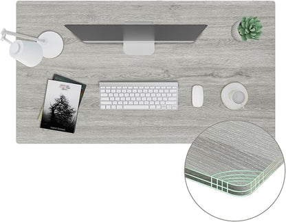 SANODESK Whole-Piece Particle Board Table Top for Standing Desk and Home Office Desk DIY, 55x28x1 Inch Grey Oak Veneers Desk Top