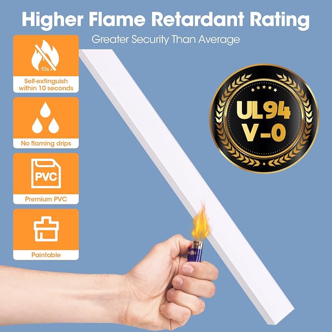 630in Cord Hider Kit, Cord Covers for Wires on Wall, Cord Hider for Wall Mount tv, tv Cable Hider Wall kit, Paintable Cable Raceway, Wire Covers for Cords, 40X L15.7in X W0.59in X H0.4in, White