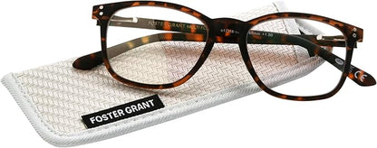 Foster Grant unisex-adult Camden Multifocus Reading Glasses Rectangular Reading Glasses