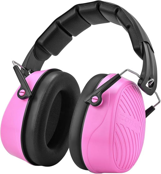 ZOHAN 019 Noise Cancelling Headphones for Adult - NRR 28dB Hearing Protection for Working, Shooting, Mowing, Autism