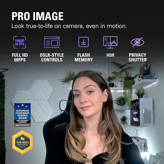 Elgato Facecam MK.2, Premium Full HD Webcam, HDR