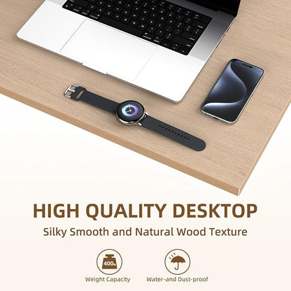 Universal Solid One-Piece Wood Table Top, 48"x30"x1" Workbench Top - Rectangular Particle Board for Standing Desk, Home Office Desk Countertop DlY, Washer Dryer, Coffee, Bar Tabletop