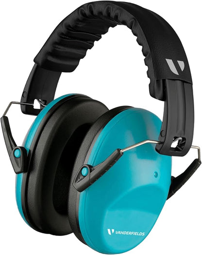 Vanderfields Hearing Protection Ear Muffs - Over 31 dB (2K Hz) Broad Noise Cancelling Sound Reduction Earmuffs for Kids 3-12