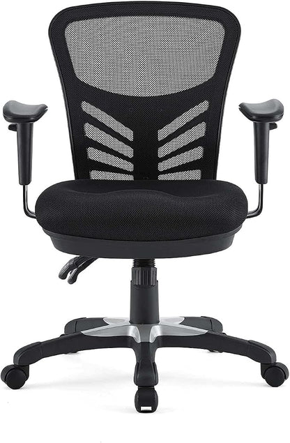 Modway EEI-757-BLK Articulate Ergonomic Mesh Office Chair in Black