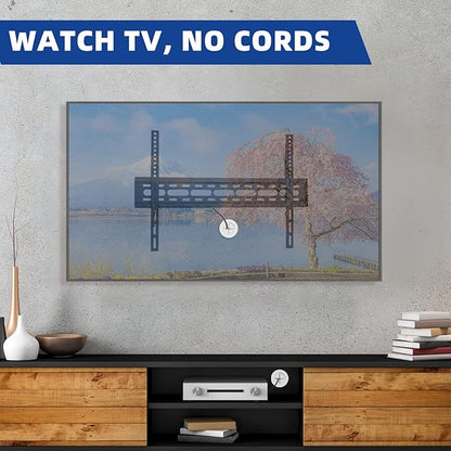 Riozoo TV Wire Hider Kit for Wall Mount TV, White in Wall Cable Management Kit, Includes 2-3/8"(60mm Hole) 2 Pass Throughs and Hole Saw Drill Attachment for Easy Install(Black) (RO-YCX-2P-BK)