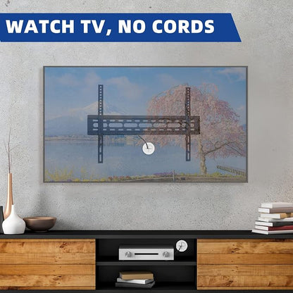 TV Wire Hider Kit for Wall Mount TV, White in Wall Cable Management Kit, Includes 2 Pass Throughs and Hole Saw Drill Attachment for Easy Install