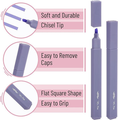 Mr. Pen- Aesthetic Highlighters No Bleed, 8 Pack, Assorted Colors | Chisel Tip, Cute Highlighters Assorted Colors for Journaling, Highlighting, Underlining, Fast Dry, Back to School Supplies