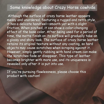 Mouse Pad-Premium Full Grain Genuine Leather-Handmade with Cowhide Crazy Horse Leather-Suitable for Working from Home or in the Office-Square 9.8x9.8in-Vintage Black