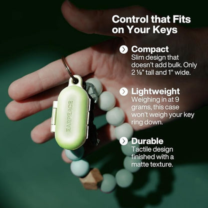 EARPEACE Everyday Noise Control & Noise Reduction Ear Plugs - High-Fidelity Earplugs, Comfortable & Reusable Earplugs for Travel, Sleep, Work, Snoring Blocking, Includes Carrying Case - Gumdrop Green