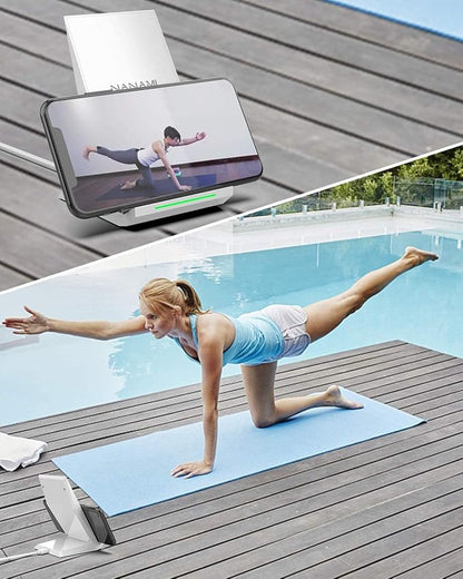 NANAMI Fast Wireless Charger - Charging Stand 7.5W Compatible with iPhone 17/17 Pro/17 Pro Max/16/15/14/13/12, 10W Phone Charger Dock for Samsung Galaxy S26/S26+/S25/S24/S24 Ultra//S23/S22/21