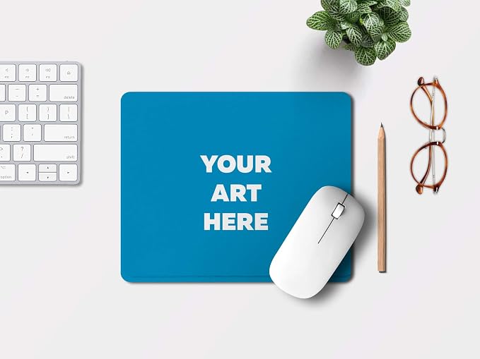 The Big Lebowski Mouse Pad - Oriental Rug Computer Mousepad, Non-Slip Neoprene Red Persian Rug Design