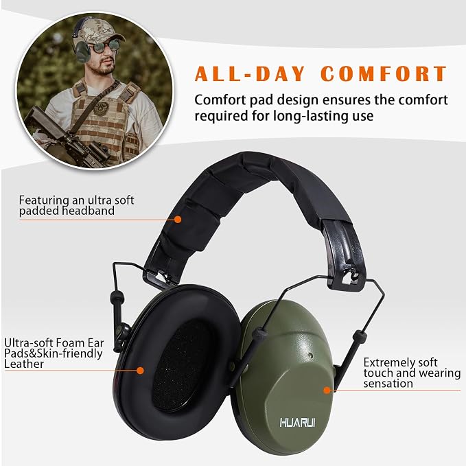 Ear Protection noise cancelling headphones For Adults, Children, Sensory Autism Hearing Protection Safety Earmuffs