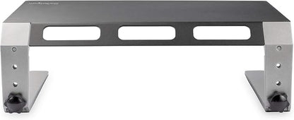 StarTech.com Monitor Riser Stand - for up to 32" (22lb/10kg) Monitor - Height Adjustable - Computer Monitor Riser - Steel and Aluminum (MONSTND)