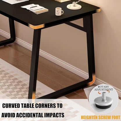 Modern Desk 39.4 Inch Computer Table Simple Style Office Writing Desk Industrial
