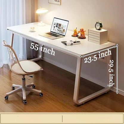 Modern Desk 55 Inch Computer Table Simple Style Office Writing Desk Industrial Office Table
