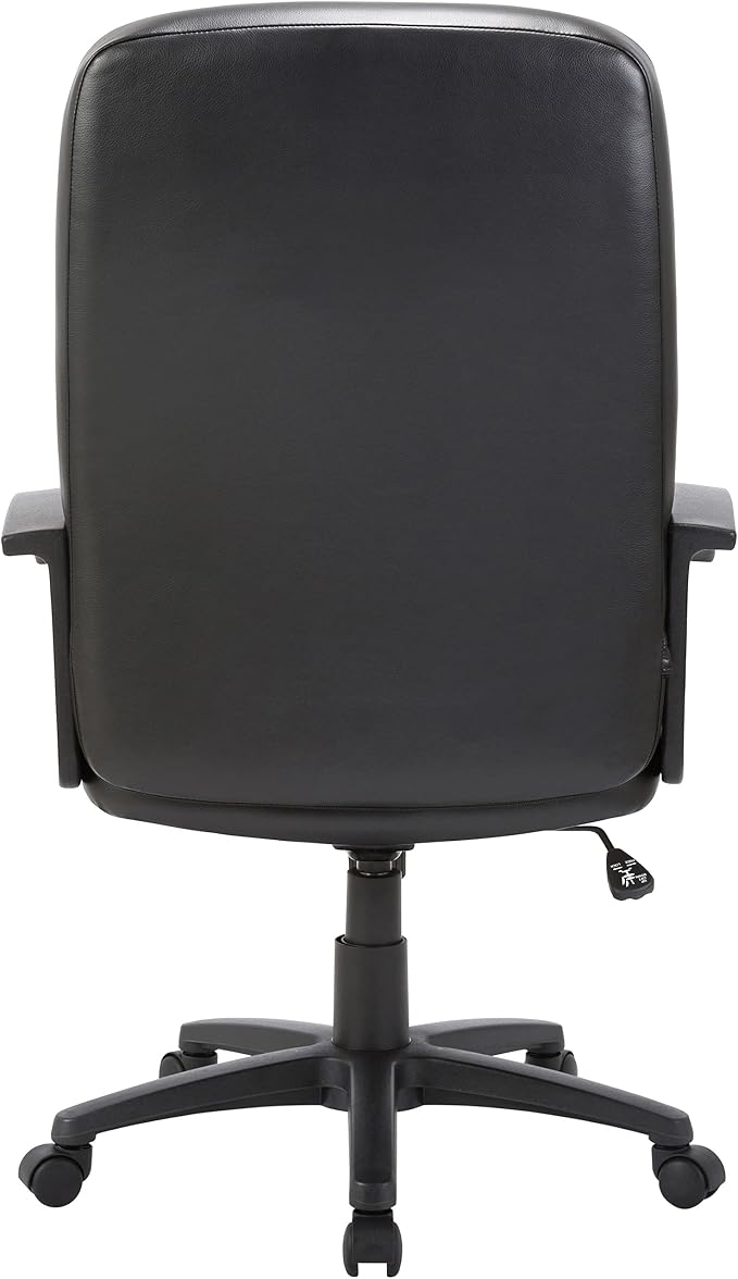 Lorell Chadwick Executive Leather Black High-Back Chair