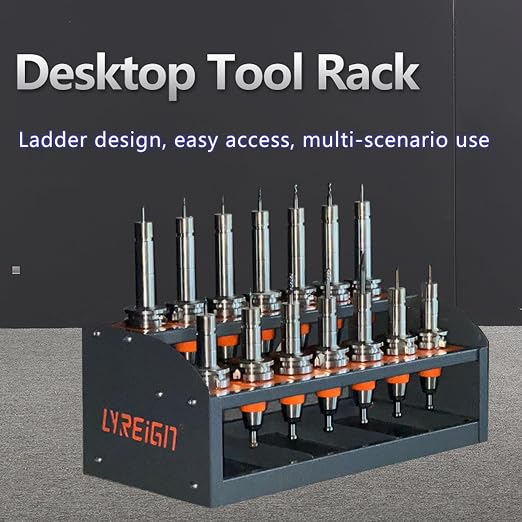 CAPTO Tool Cart CNC, CNC Tool Holder on Desktop Randomly Placed, CNC Tool Carts Small, CNC Tool Cabinet， Easy and Convenient CNC Tool Storage CNC Tools Cart(CAPTO All Series)