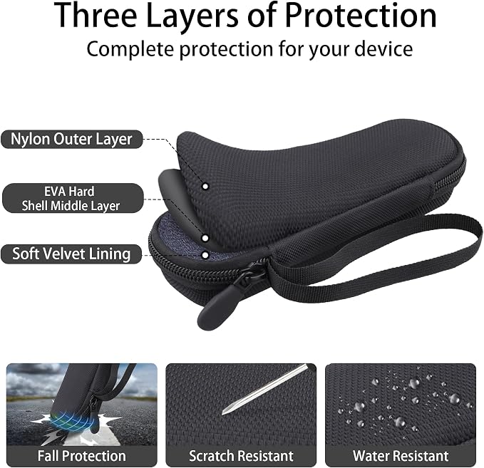 co2CREA Hard Case Replacement for Logitech Spotlight 2/1 Presentation Remote Presenter Clicker, Black