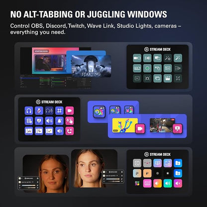 Elgato Stream Deck MK.2 Studio Controller, 15 Macro Keys | Trigger actions in OBS, Twitch, YouTube and more, Visual feedback, Hundreds of plugins, Works with Mac and PC