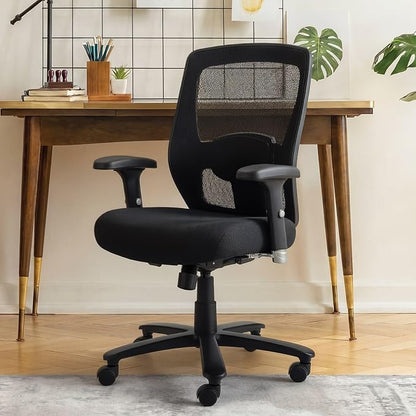 Staples 1680262 Driscott Mesh Big and Tall Chair Black