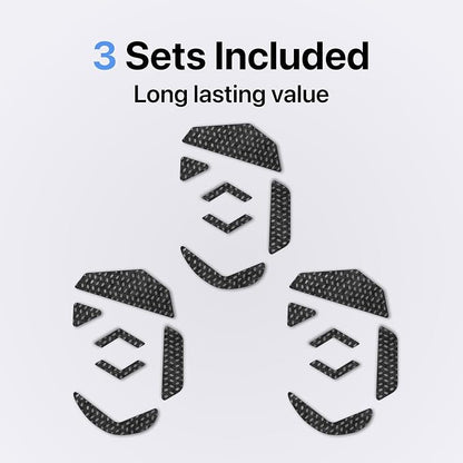 ZeroPad- Adhesive Mouse Pad, 3 Pack - Minimalist Mousepad for Logitech G502 (wired)