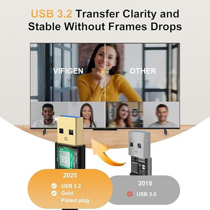 10FT USB Extension Cable,USB 3.0 Extender USB-A Extension Cord Type A Male to Female Fast Data Transfer for PC,Keyboard,Mouse,Flash Drive,Webcam,Computer,Hard Drive,Printer,Headset,USB Hubs,Camera
