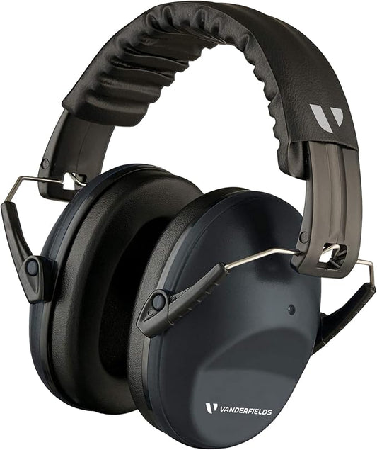 Vanderfields - Hearing Protection Ear Muffs - Over 31 dB (2K Hz) Broad Noise Cancelling Sound Reduction - Adults & Teens