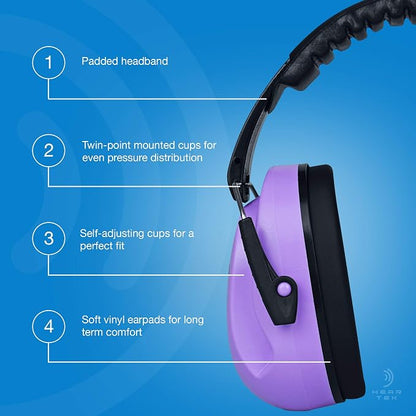 Noise Cancelling Headphones Kids Adult Earmuffs Shooting Ear Protection Foldable Ear Protection Earmuffs