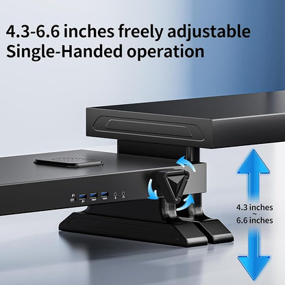 Computer monitor stand (Manually adjustable height, Basic Edition 630)