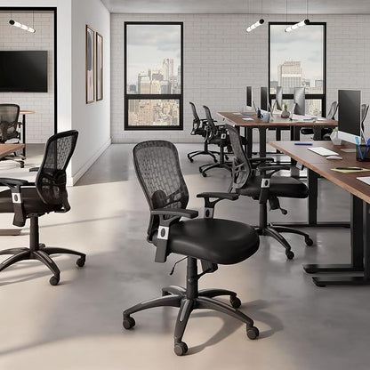 STAPLES Ergonomic Task Chair, Mesh, Black