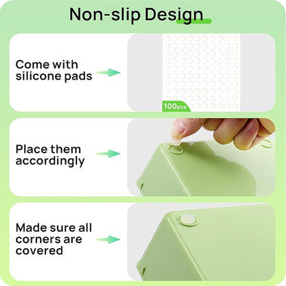 Vtopmart 25 PCS Plastic Drawer Organizers Set, 4-Size Versatile Bathroom and Vanity Drawer Organizer Trays, Storage Bins for Makeup, Bedroom, Kitchen Gadgets Utensils and Office, Light Green