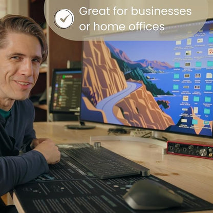 Large Mouse Pad with 16 Productivity Techniques – 35.4"x15.8" XL Desk Mat, Non-Slip Rubber Office Mousepad – Gaming Desk Accessories & Infographic Productivity Pad