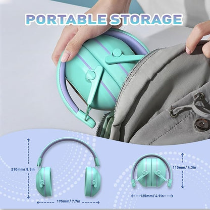 Qozybuds Noise Cancelling Headphones for Kids, SNR 29dB Safety Noise Reduction Ear Muffs for Event/Concert