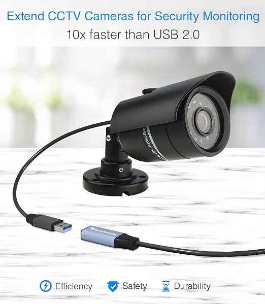 BlueRigger USB 3.0 Extension Cable (3FT - 2 Pack, 5 Gbps, in-Wall CL3 Rated, Type A Male to Female Cord) - Short USB Repeater Extender for VR Headset, Printer, Hard Drive, Keyboard, Mouse, Xbox