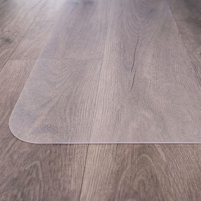 Marvelux Heavy Duty Polycarbonate Office Chair Mat for Hardwood Floors 36" x 48", Clear Hard Floor Protector Mat, Rectangular Floormat, Shipped Rolled