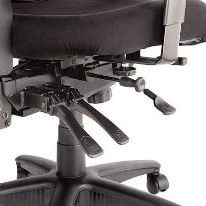 Alera Elusion Series Mesh Mid-Back Multifunction Chair, Black