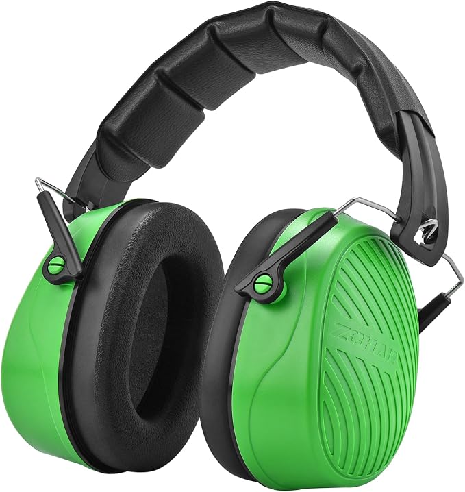 ZOHAN 019 Noise Cancelling Headphones for Adult - NRR 28dB Hearing Protection for Working, Shooting, Mowing, Autism