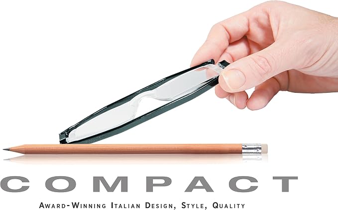 Nannini Compact One Optics 1.0 Temples Reading Glass (Crystal)