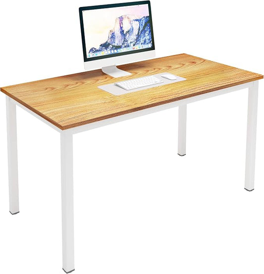 SogesHome Work from Home Desk Work from Home Table 47 inches Computer Desk Office Desk Gaming Desk PC Desk Coner Computer Table Writing Table Workstation, for Home Office Use, AC3BW-120-SH