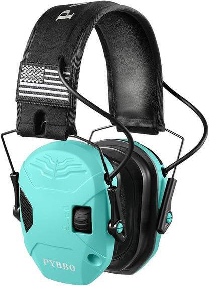 Electronic Shooting Ear Protection w/Gel Pads, 23dB NRR Active Noise Reduction & 3X Amplification Headset for Shooters